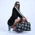 HEED NYC Classic Women's Black & White Track Dress